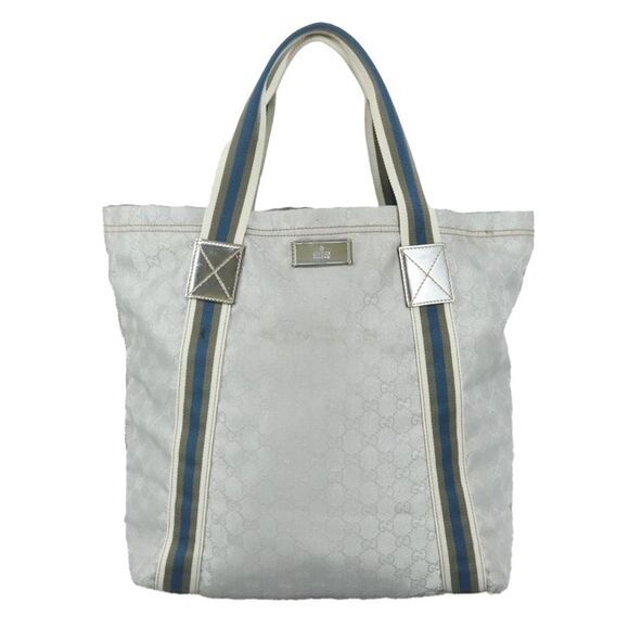 Pre Loved gucci Women Grey Tote Bags - Picture 2 of 8